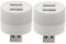 DINHEAROM 2Piezas Adaptador USB de Puertos con Luz LED de Hub USB para Iluminación Automóvil y Interior Alimentación USB Luz Carga Múltiple