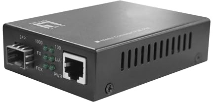 Level One Konverter GVT-2012 10/100/1000T>1000FX SFP PoE