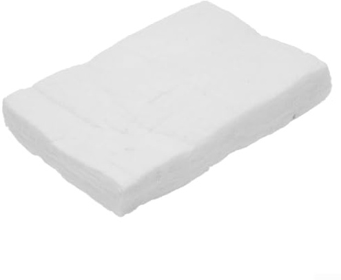 Keramikfaserdecke für Kamin, Feuerraum, Sicherheit, hochtemperaturbeständig, Kalzium-Magnesium-Silikatfaser-Matte für Ethanolbrenner, Feuerkammer-Schutz, weiß (30 x 20 x 5 cm)