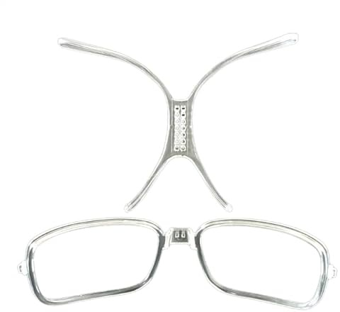 Brilleneinsatz Skibrille – Sehkorrektureinsatz Für Wintersportbrillen, Optischer Clip-In-Einsatz, Verschreibungspflichtige Skibrilleneinsätze | Flexibler Adapterrahmen, Komfortabler Einsatz Für Skihel