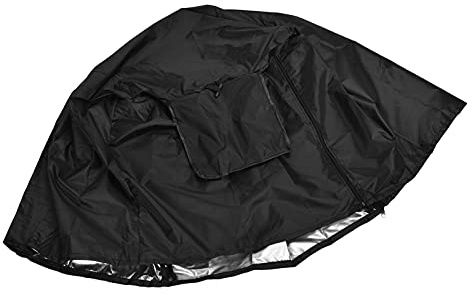 Fafeims Housse de Cage Imperméable et Anti-poussière pour Animaux de Compagnie avec Portes à Volets Roulants pour L'extérieur, Housse de Chenil en Tissu Oxford, de Cage pour Chien Résistante