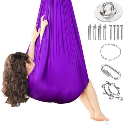 Aerial Yoga Swing 200 Kg Max -Yoga HäNgematte Mit Komplettem Zubehör (280 * 150CM)