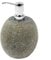 wohnfreuden Naturstein Seifenspender grau 15 cm - Flussstein Badezimmer Zubehör 200 ml