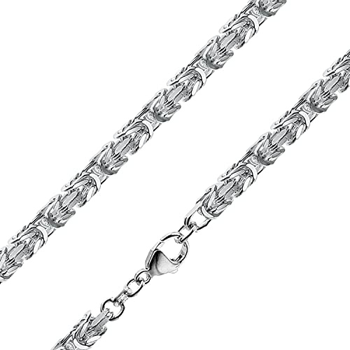 trendor Halskette für Männer 925 Sterlingsilber Königskette 4,7 mm 86113-60