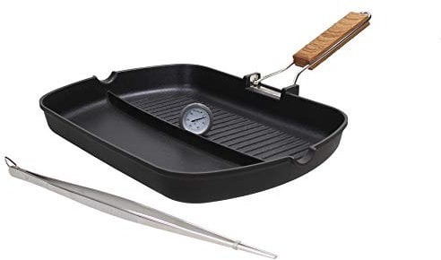 Tognana Country Chic Set Grigliatura Multifunzionale, Alluminio forgiato, Nero