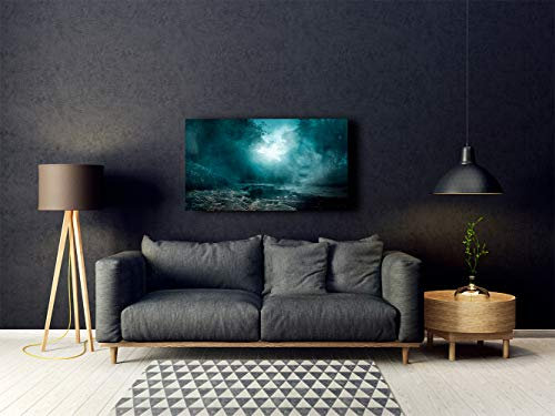 Bild aus Karton, für Wand, Cienaga Nacht, ökologisches Bild für Wände, dekorative Karton, verschiedene Größen 200 x 98 cm, Dekoration für Esszimmer, Wohnzimmer, Zimmer.
