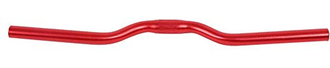 Keenso Fixed Gear Bike Lenker, Fahrrad 25,4 mm * 520 mm Aluminiumlegierung Lenker Fahrrad Lenkstange Lenker Bar für Rennrad, Fixed Gear Bike(Rot)