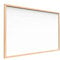 ALLboards Whiteboard mit Holzrahmen 80x50cm Magnettafel Weiß Magnetisch, Trocken Abwischbar