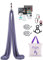 F.Life Aerial Silk Yoga-Hängematten-Set, 9,1 m, für fliegendes Yoga (dunkelgrau)