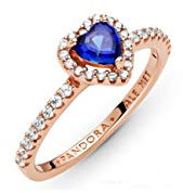 PANDORA Anello Heart Rose Misura 14