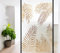 ZZYLCDT Film pour Vitre Anti UV, Film Electrostatique Vitre 90cm x 200cm, Motif De Feuille pour Bureau, Maison, Salle de Bain, Chambre, Cuisine
