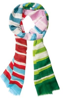 REMEMBER Bambusschal Adele, 60 % Viskose, 40 % Wolle, 190 x 70 cm - Bunter Bambusschal