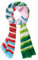 REMEMBER Bambusschal Adele, 60 % Viskose, 40 % Wolle, 190 x 70 cm - Bunter Bambusschal
