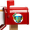 Beauty Gift Ukraine Nationales Emblem Land Aufkleber Briefkastenaufkleber Kleber