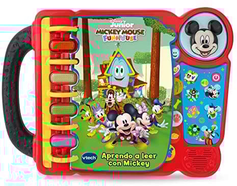 VTech-80-554022 Disney Mickey Mouse Imparo a Leggere con Topolino, Colore Rosso, único, 80-554022