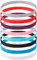 8 Pezzi Sportiva Fascia Capelli, Antiscivolo Fasce per Capelli Uomo e Donna Elastico Fascette per Capelli per Yoga Calcio Basket Tennis Jogging (Multicolore)
