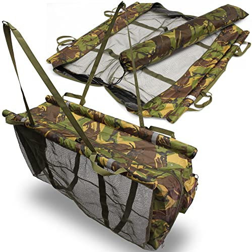 Next Generation Tackle DNA XPR Floating Weigh Sling Carp Fishing Retainer System With Case DPM Camo