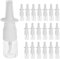 ULTECHNOVO Nasal Spray Bottle, 20 Pcs 5ml Empty Bottle Refillable Fine Mist Sprayers, Clear Small Spray Bottles for Travel Outdoor Hiking