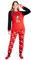 Disney Pigiama Donna Invernale in Pile con Calze Stitch Topolino Minnie Baby Yoda (Rosso Mickey, XL)