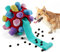 Tesytto Schnüffelball für Hunde Interaktives Hundespielzeug Ermutigen Natürliche Nahrungsfähigkeit Slow Food Training Bissresistenter Welpe Spielen Tragbare Hunde Intelligenzspielzeug(Einhorn Rosa)