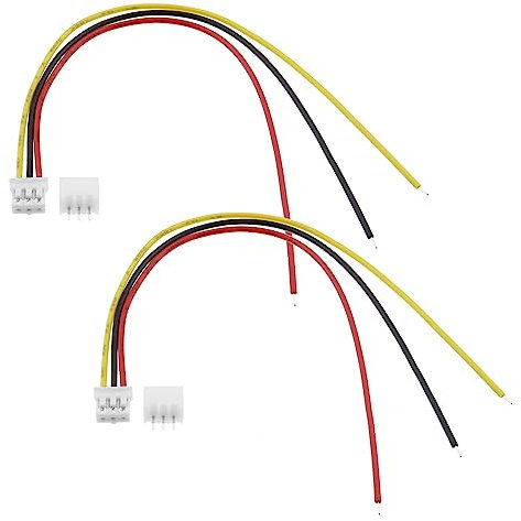 Create idea 20 Sätze JST 2.0 PH 3-poliger Stecker, enthält 20 Stück 3-polige Mini-Buchse mit 150 mm Kabeldraht und 20 Stück 3-poliger Mikro-Stecker