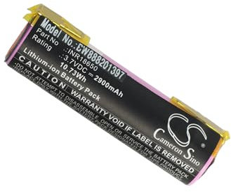 vhbw Akku kompatibel mit Kärcher WV1 Plus Elektrowerkzeug (2900 mAh, Li-Ion, 3,7 V)