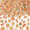 JULBEAR Gingerbread Foam Sticker, 300Pcs Christmas Snowflakes Candy Gingerbread Shapes Self Adhesive Foam Stickers for Kids Christmas Party Favors DIY Crafts Decorations Schools Crafts Projects