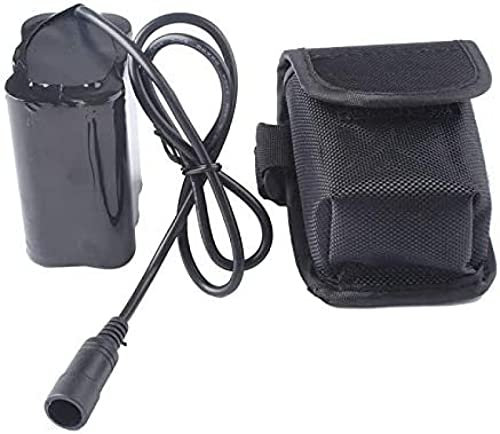 Batteria 8.4v 12000mah 6 * 18650, Luce Per Bici Batteria E Borsa Per Accessori Torcia Lampada Frontale 1 Pz
