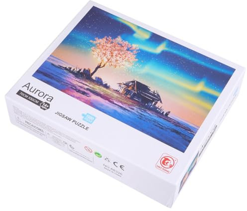 ibasenice Spielzeug 1000 Stück Spielzeuge Rätsel Für Erwachsene Kinder Rätsel Kinderspielzeug Puzzle Für Frühes Pädagogisches Lernen Puzzle-Spielzeug 3D Stressabbauer Karton