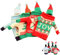 Christmas Wine Bottle Cover 4PCS Knitted Elastic Wine Bottle Sweater with Hat Snowman Elk Xmas Tree Pattern Christmas Bottle Covers for Table Decor Wine Bottle Sweater
