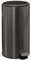 FIVE Simply Smart - Poubelle de Cuisine en Métal Delta 30L Inox Noir