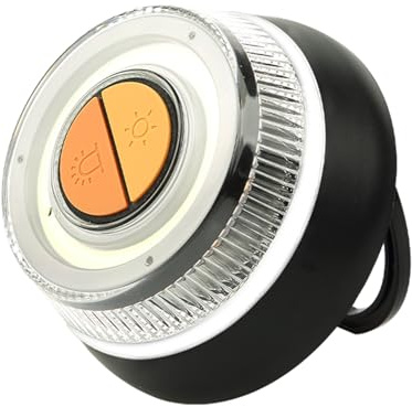 HUAREW Éclairage de Secours Voyant d'avertissement | Voiture Signalisation Lumineuse Route, LED Lampe d'Avertissement Clignotant Gyrophare Balise avec Base Magnétique Crochets