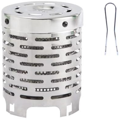 Mini stufa riscaldante da esterno, copertura riscaldante, riscaldatore for tenda a infrarossi da campeggio esterno, copertura riscaldante in acciaio inossidabile, adatta for attività all'aperto, campi