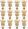 12 Pezzi Ugelli Gas Metano, Ugelli Gas Gpl, 2×0.5mm, 2×0.7mm, 2×0.8mm, 2×0.9mm, 2×0.95mm, 2×1.1mm, Ugelli gas, ugelli gpl, Ugelli e Iniettori, per Piano Cottura a Gas GPL, Iniettori di Propano