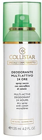 Collistar – Spezielle Perfekte Körper Deodorant multi-attivo 24 hours Spray trocken Microfibre von Baumwolle 125 ml