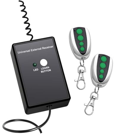 TOPENS ERM12 Kit Ricevitore esterno universale e telecomando per aprire cancelli