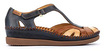 Pikolinos Leather Flat Sandals CADAQUES W8K