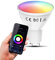 B.K.Licht - Smart Home LED Lampe GU10 smart via App- und Sprachsteuerung, buntes RGB Licht, 5,5 Watt, 350 Lumen, Glühbirne, Leuchtmittel, LED Birne, Glühlampen, Smart Bulb, 5x5,6 cm, Weiß