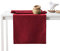 AmeliaHome Tischläufer 30x80 cm Lotuseffekt Wasserabweisend Blätter Bordeaux Gaia