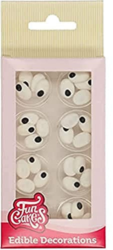 FunCakes Zucker Dekorationen Ovale Augen Set/32