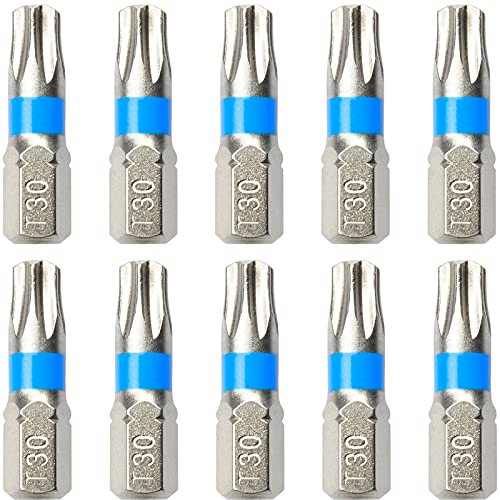 10 TORX Bits TX aus S2 Stahl T30 Schraubendreher Bit-Satz
