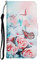 Etui de Téléphone à Rabat en Cuir Synthétique pour Huawei P Smart 2019,Pochette Housse Protection Portemonnaie étanche Poussière,Coque avec Peint Motif Pivoine Papillon