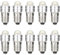 GutReise E5(E5.5) LED Birnen,10ST E5 Schraubbirne Lampen DC 6V Warmweiß 0,2Watt 6-7Lm (6V, Warm White)