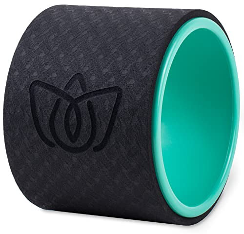 Florensi Yoga Wheel Set - Yoga Rückenrollen - Gepolstertes Yoga Rad Rückenschmerzlinderung Muskeltherapie Tiefengewebsmassage Myofasziale Entspannung - Für Flexibilität & Mobilität, Rücken Knacken