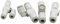 CNCTEC Pneumatik Schnellentlüftungsventil IQS 4mm 6mm Abluft über Pneumatikschlauch oder Schalldämpfer Schnellentlüfter (4mm - Abluft über Schalldämpfer)