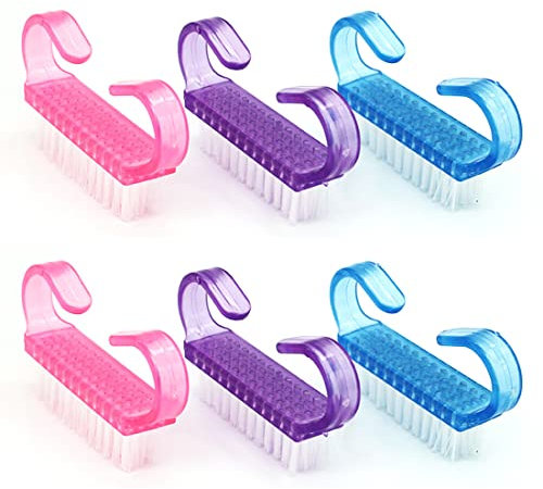 6 Pcs Cepillo Pequeño Limpieza Para Uñas Cepillo De Mano De Fregar Limpieza Para Eliminar La Suciedad De Las Manos Los Pies Las Uñas De Su Mascota Así Como Para La Limpieza De Zapatos