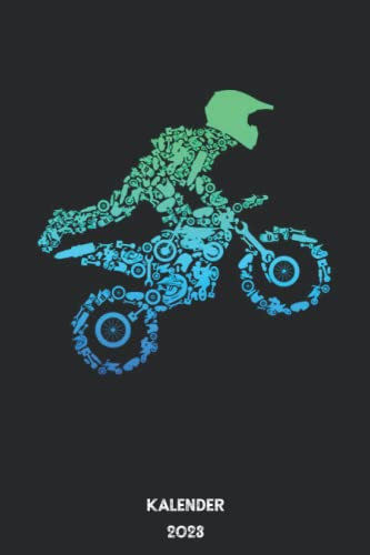 Motocross: Jahresplaner und Kalender für das Jahr 2023 von Januar bis Dezember mit Ferien, Feiertagen und Monatsübersicht - Organizer und Zeitplaner für 1 Jahr