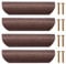 NAKUPENDA 4 Stück Schrankgriff Holzgriffe Möbelgriff Griff Schranktüren Holz für Tür Holz Schrank Schublade 96mm Lochabstand (Schwarze Walnuss)