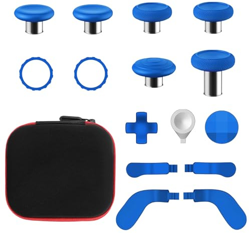 Elite Series 2 - Accesorios de mando, palancas de metal para Xbox Elite Wireless Controller Series 2, incluye 6 joysticks de intercambio, 4 palas, 2 almohadillas D, 1 herramienta de ajuste, 2 anillos