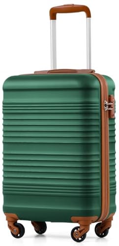 COOLIFE Ryanair Kabinenkoffer 55x35x20 EasyJet Handgepäck Koffer TSA | PC+ABS Hartschale Koffer, 4 Spinner, leicht, Bordgepäck – für Kurzurlaub, Städtetrips, Geschäftsreisen & Flugreisen